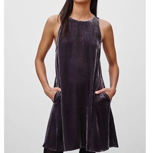 Aritzia Wilfred Dress - Velvet Trompette Dress S